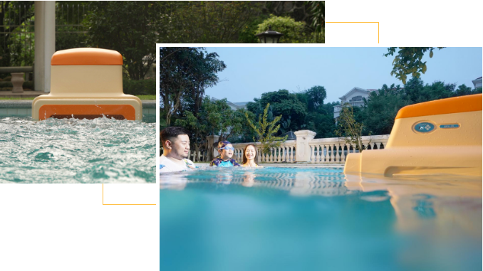 壁掛式無邊際泳池機組